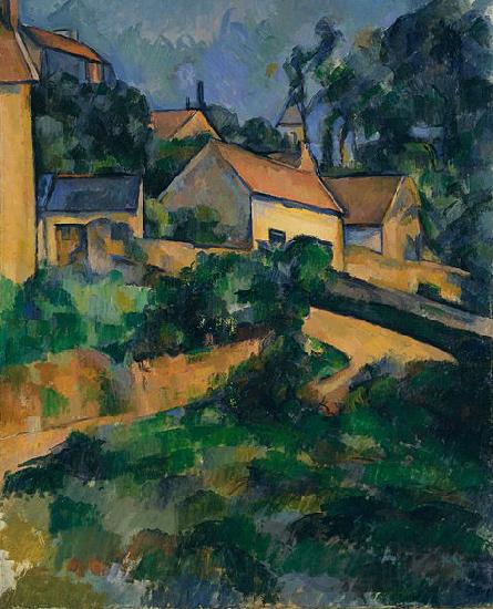 Paul Cezanne Turning Road at Montgeroult Norge oil painting art